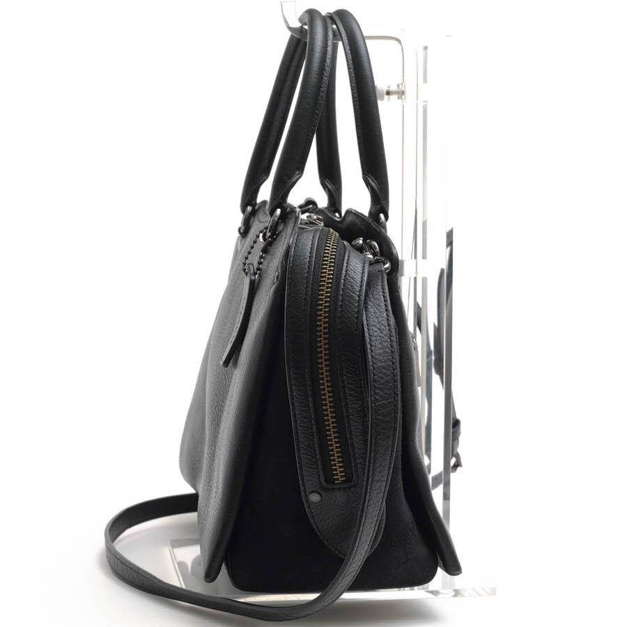 ○コーチ COACH グレインレザー 牛革 ハンドバッグ 40862 Drew Satchel サッチェルバッグ 2WAY ショルダーバッグ レディース 【中  中古 COACH（コーチ） ハンドバッグ 40862 Drew Satchel グレインレザー