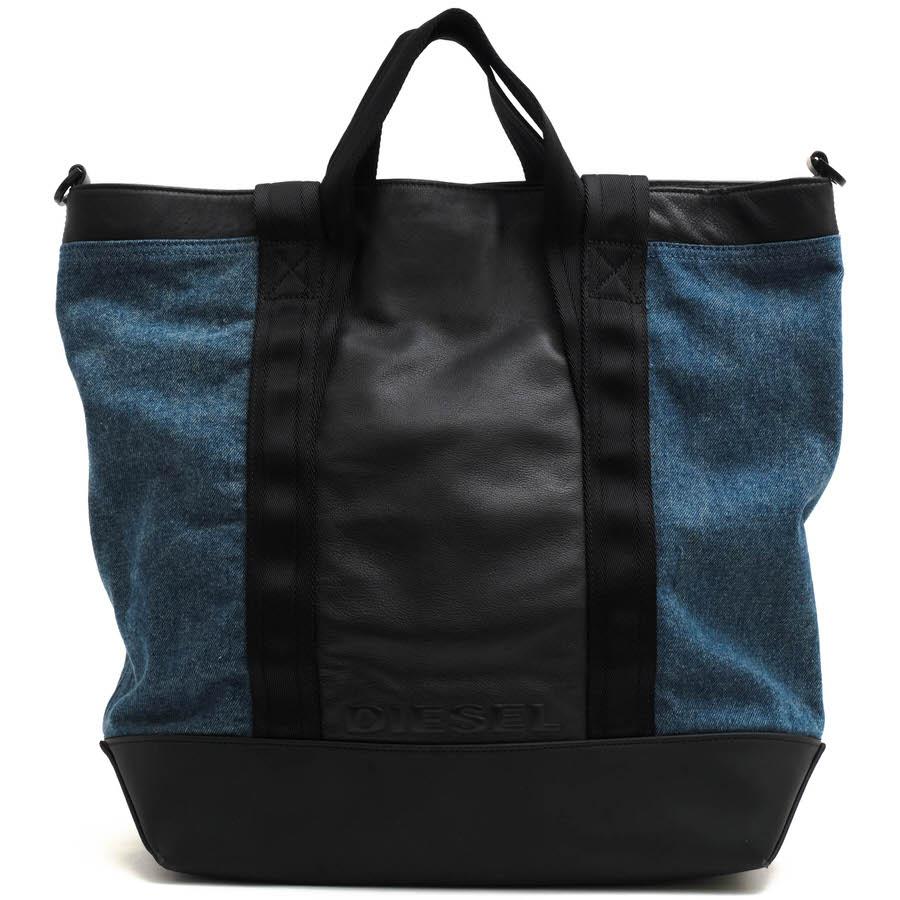 DIESEL（ディーゼル） トートバッグ X06339P2553 SALZANO 牛革 2WAY