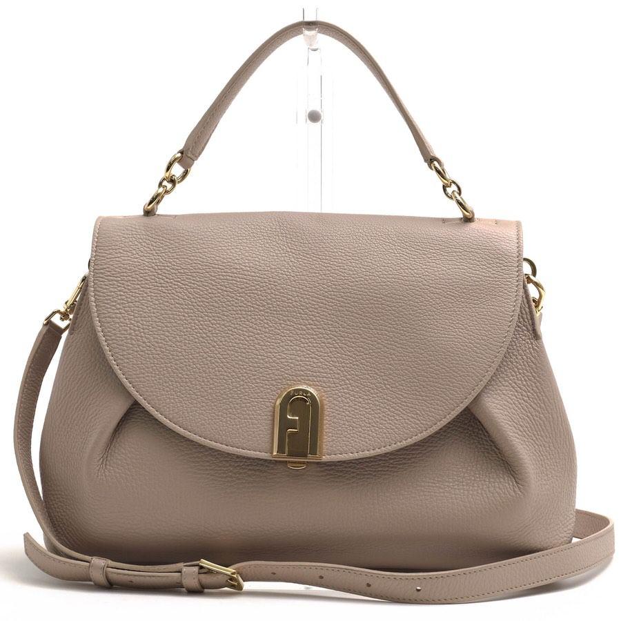 ☆専用　美品　フルラ　スリーク　バッグ　レザー FURLA（フルラ） ハンドバッグ Sleek M Top Handle スリーク ソフト