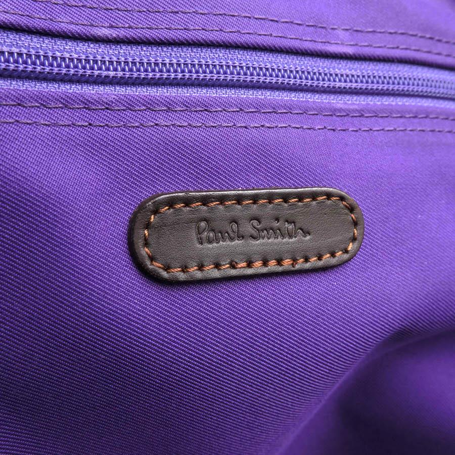 美品　ポールスミス　ボストンバッグ　2way Paul Smith パープル Paul Smith（ポール・スミス） ビジネスバッグ SOFT COLLECTION ソフト