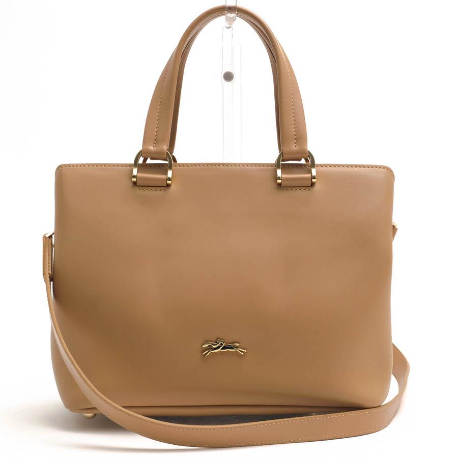 ○ロンシャン Longchamp スプリットカウハイド ハンドバッグ HONORE オノレ404 2WAY ショルダーバッグ レディース 【中古】 中古 LONGCHAMP（ロンシャン） ハンドバッグ HONORE オノレ404 スプリット