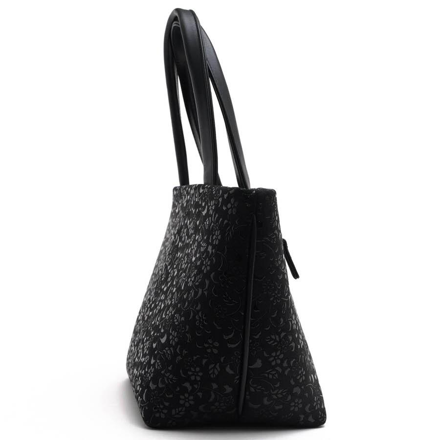 【極美品】 印傳屋 INDEN-YA ハンドバッグ 漆塗り 鹿革 フォーマル 印傳屋（INDEN-YA） 印伝 ハンドバッグ No.6333 手提げ 鹿革 ディア