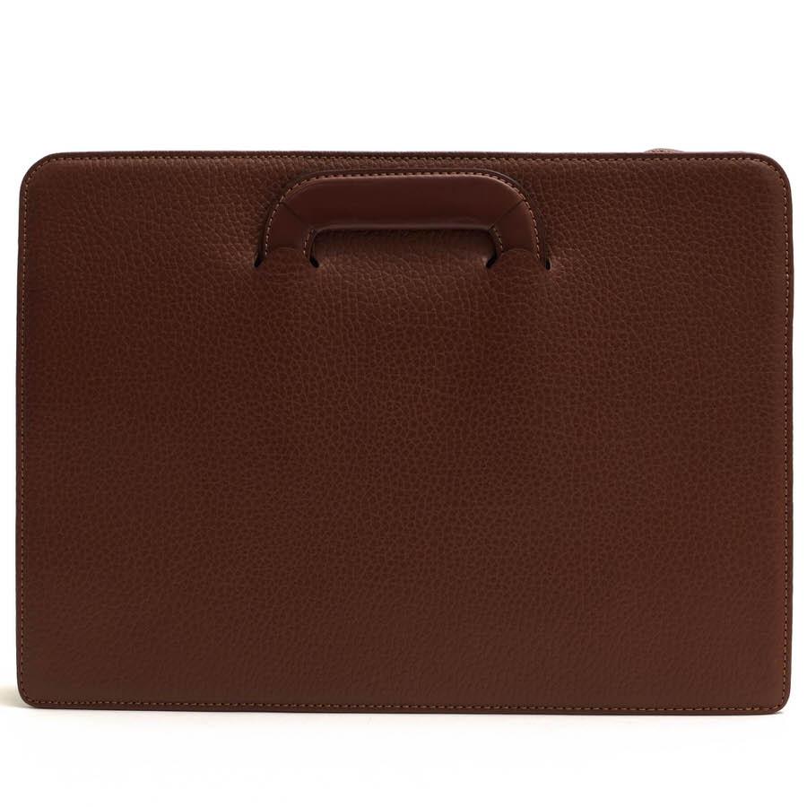 BURBERRY バーバリー ビジネスバッグ グレイン型押し牛革 裏地