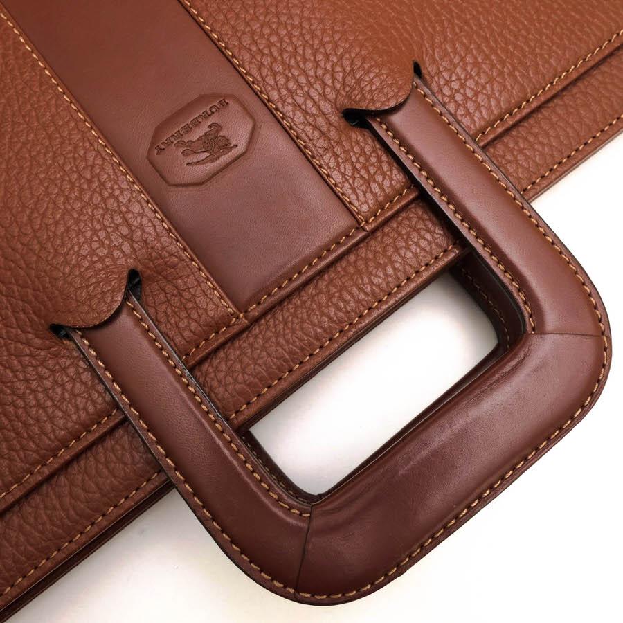 BURBERRY（バーバリー） ビジネスバッグ グレイン型押し牛革 裏地