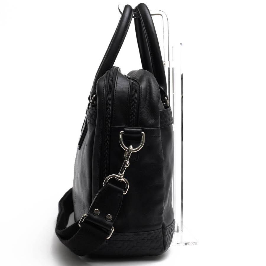 COACH（コーチ） ビジネスバッグ F70550 牛革 カーフ ミニシグネチャー