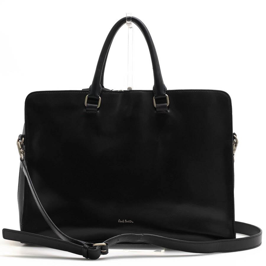 ○ポールスミス Paul Smith グレイン型押し牛革 ビジネスバッグ PSR863 シティハイライトビジネス A4サイズ収納可 2WAY ショルダー 中古 Paul Smith（ポール・スミス） ビジネスバッグ PSR863 シティハイ