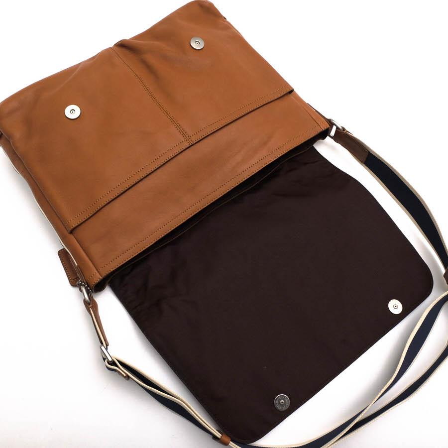 COACH（コーチ） ショルダーバッグ F70556 Heritage Leather Messenger