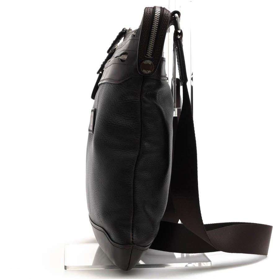 ○トゥミ TUMI 牛革 ショルダーバッグ 94105B Townhouse Saint James Zip Pouch タウンハウス セントジェームス クロスボディ シボ 中古 TUMI（トゥミ） ショルダーバッグ 94105B Townhouse Saint James Zip