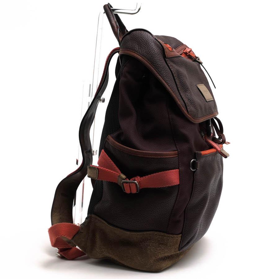 ○コーチ COACH ペブルドレザー 牛革 リュック 86735 Manhattan Backpack In Varsity Sport マンハッタン バックパック ヴァーシテ 中古 COACH（コーチ） リュック 86735 Manhattan Backpack In Varsity Sport