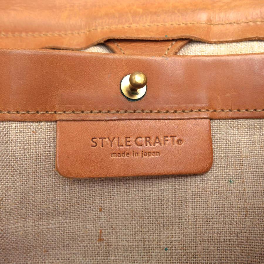 ○スタイルクラフト STYLE CRAFT ベジタブルタンニン鞣し牛革 ショルダーバッグ メールバッグ ボディバッグ レディース 【中古】 中古 STYLE CRAFT スタイルクラフト ショルダーバッグ ベジタブルタンニン