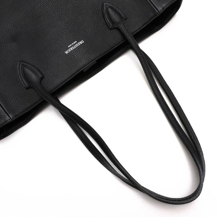 ○ドレステリア DRESSTERIOR 牛革 トートバッグ 086-01107 ミディアムドレストート クロム鞣し 肩掛け ワンショルダーバッグ シボ  中古 DRESSTERIOR ドレステリア トートバッグ 086-01107 ミディアムドレス