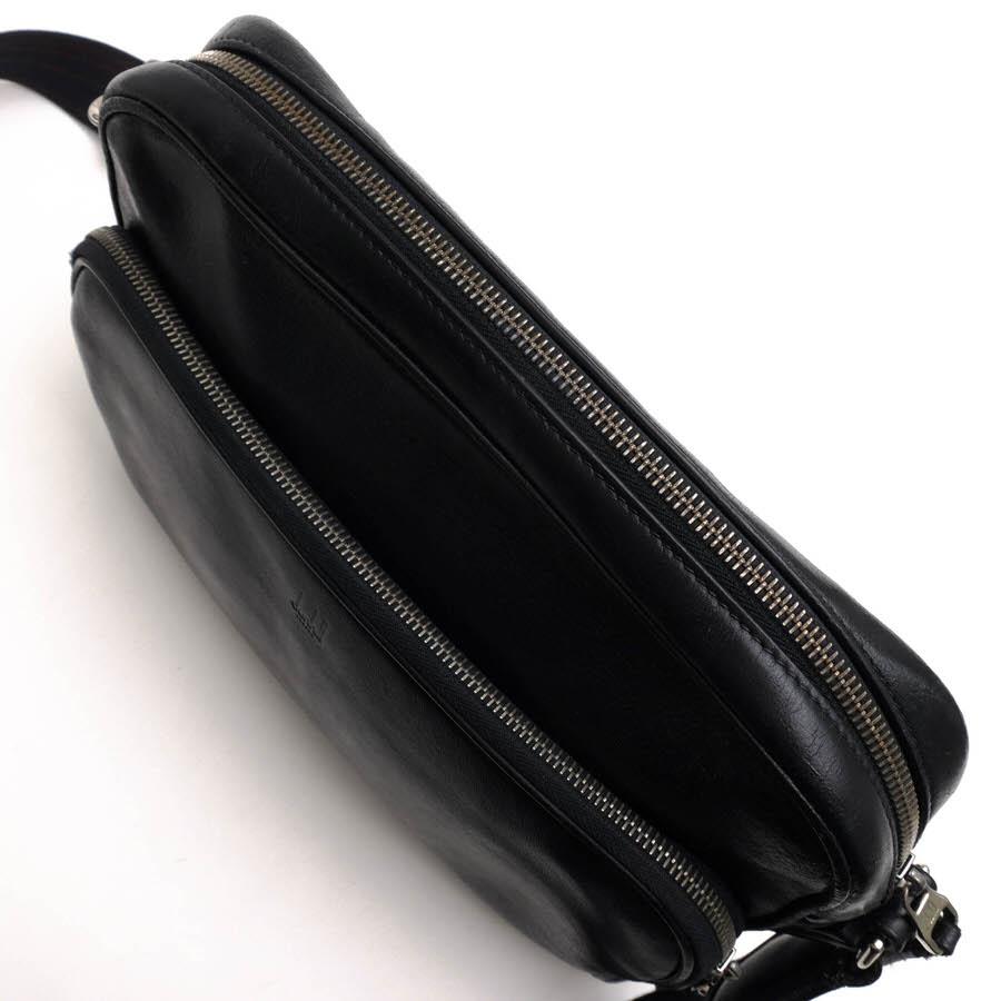 ○ダンヒル Dunhill イタリアンカウハイドレザー 牛革 ショルダーバッグ DU18F3690HP001 HAMPSTED CITY MESSENGER ハムステッド ク 中古 dunhill（ダンヒル） ショルダーバッグ DU18F3690HP001 HAMPSTED CITY