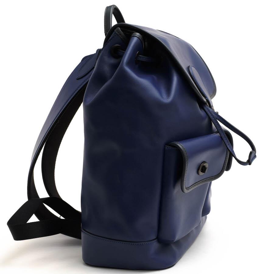 COACH コーチ リュック C2902 Heritage Backpack Qb indigo Midnight ヘリテージ バックパック Refined calf leather リファインドカーフ_2