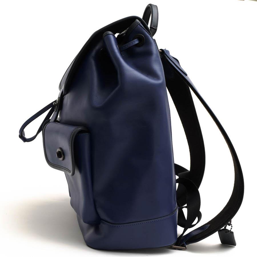 COACH コーチ リュック C2902 Heritage Backpack Qb indigo Midnight ヘリテージ バックパック Refined calf leather リファインドカーフ_3