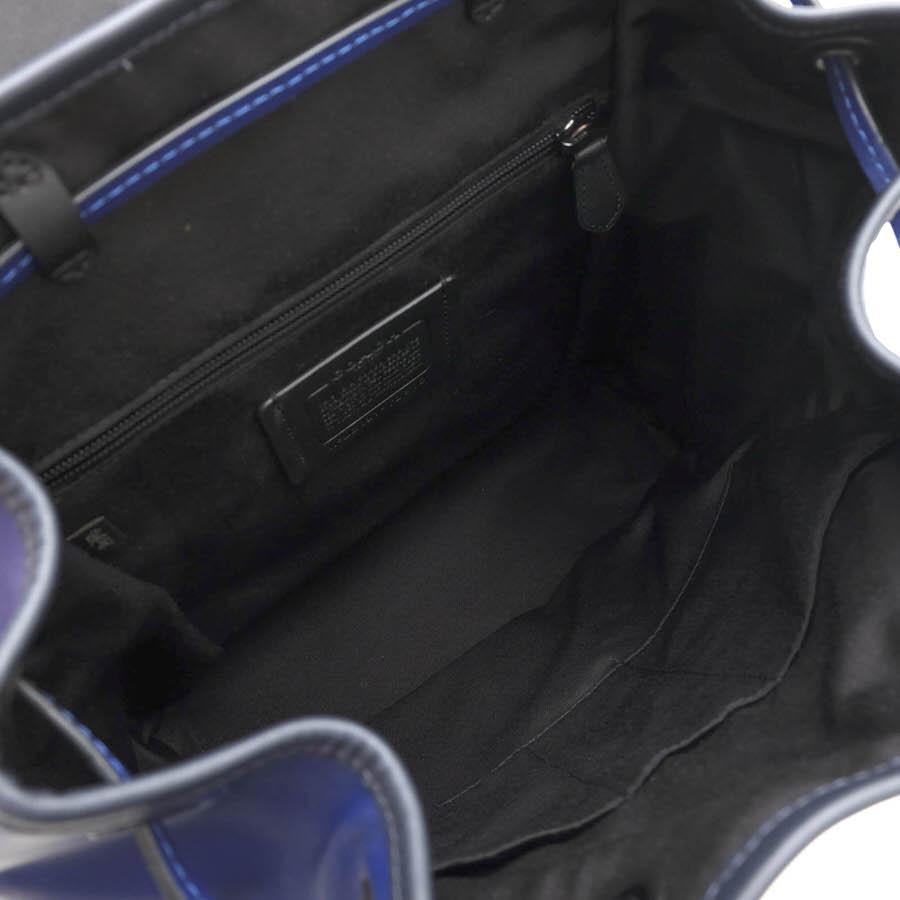 COACH コーチ リュック C2902 Heritage Backpack Qb indigo Midnight ヘリテージ バックパック Refined calf leather リファインドカーフ_7