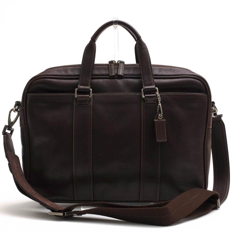 COACH（コーチ） ビジネスバッグ F70021 Legacy leather zip commuter