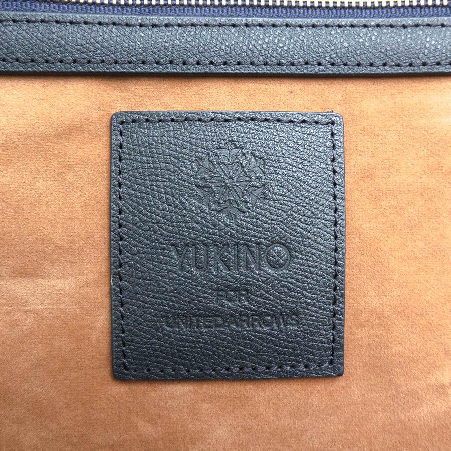 ✨美品✨YUKINO for UNITED ARROWS ビジネスバッグ レザー YUKINO ユキノ ビジネスバッグ 1332-699-4828 for UA SLIM BRF