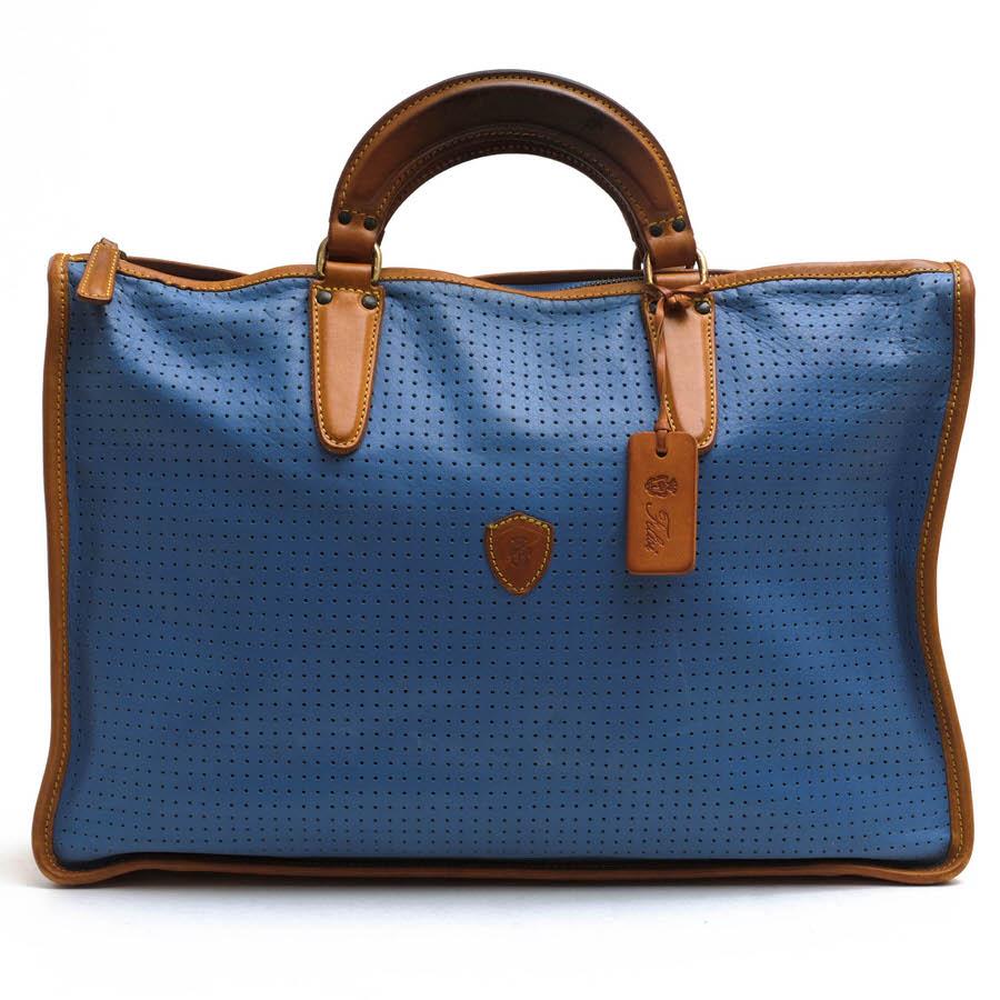 ○フェリージ Felisi バケッタレザー 牛革 ビジネスバッグ 9841 パンチングレザー 定番 メンズ 【中古】 中古 Felisi（フェリージ） ビジネスバッグ 9841 バケッタレザー 牛革