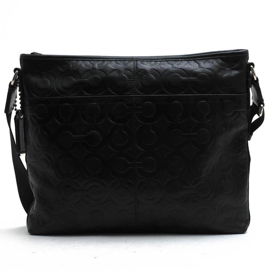 COACH（コーチ） ショルダーバッグ 70248 Op Art Leather Flat 