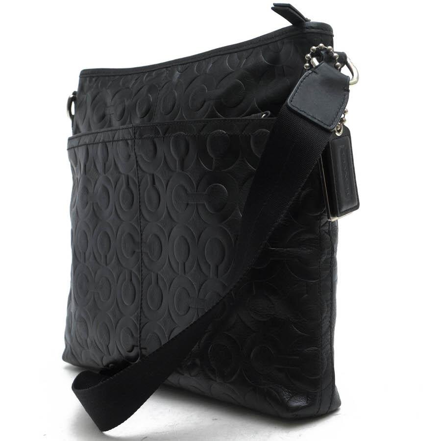COACH（コーチ） ショルダーバッグ 70248 Op Art Leather Flat
