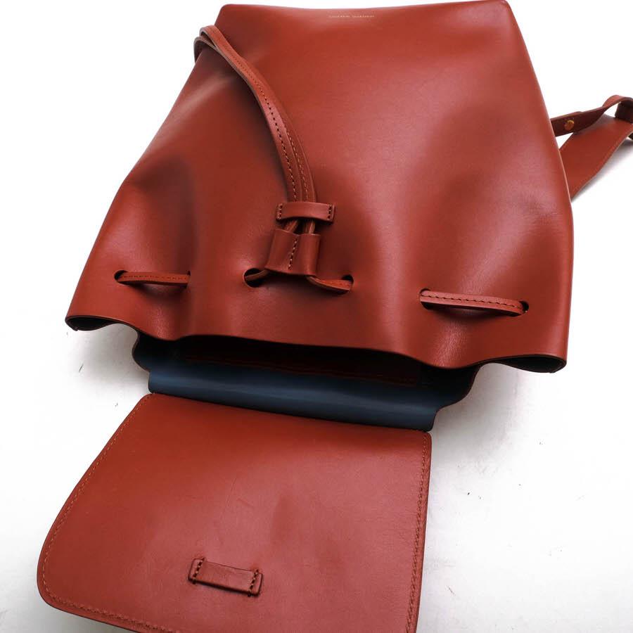 美品 Mansur Gavriel マンサー ガブリエル フラップレザーリュック MANSUR GAVRIEL マンサー ガブリエル リュック HMB006CA Mini Leather