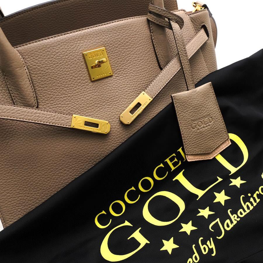 レディースバッグ 新品同様◇cococelux gold ココセリュックスゴールド 