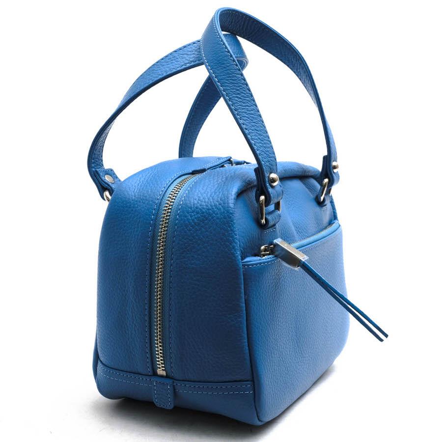 den HAMANO 傳濱野 ハンドバッグ Carina カリーナ 牛革 キューブ型