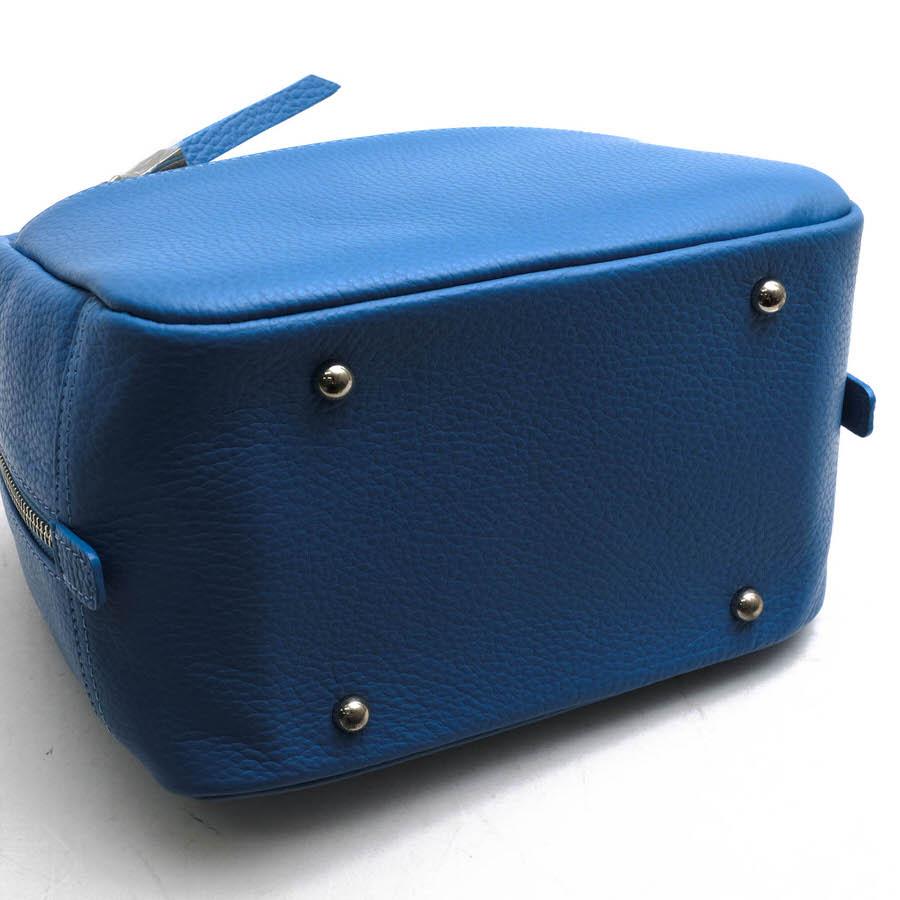 den HAMANO 傳濱野 ハンドバッグ Carina カリーナ 牛革 キューブ型