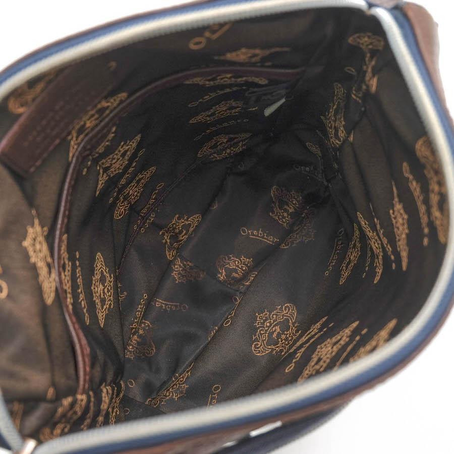 ○オロビアンコ orobianco 一部牛革 ショルダーバッグ 92239 SARANGINO VERT-C 01 JEANS ジーンズ調 メンズ 【中古】 中古 Orobianco（オロビアンコ） ショルダーバッグ 92239 SARANGINO VERT-C