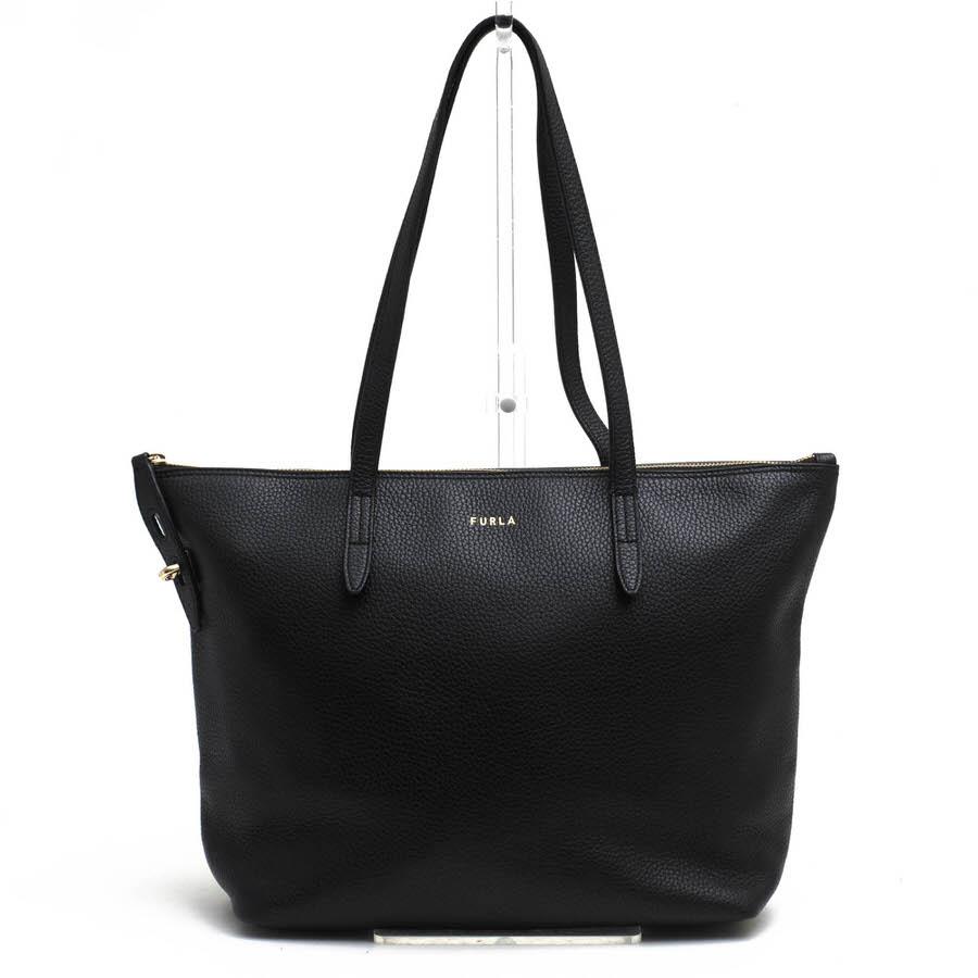 ○フルラ FURLA グレインカーフスキン 牛革 トートバッグ WB00193 NET TOTE M ネット A4サイズ収納可 肩掛け ワンショルダーバッグ 中古 FURLA（フルラ） トートバッグ WB00193 NET TOTE M ネット グレイン