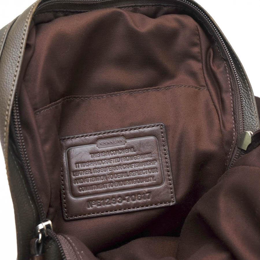 【美品✨】コーチ トンプソン シボ革 レザー クロスボディ ブラック 70617 COACH（コーチ） ショルダーバッグ 70617 Thompson Leather