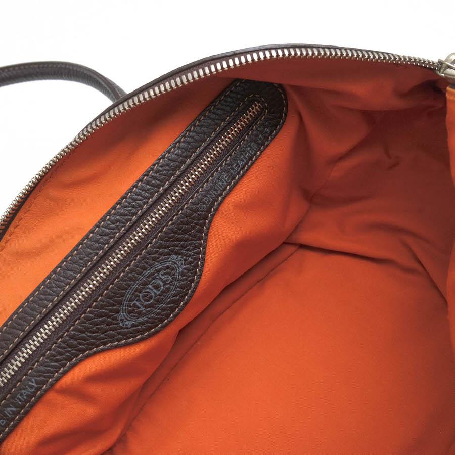 TOD'S（トッズ） ハンドバッグ 牛革 肩掛け ワンショルダーバッグ シボ