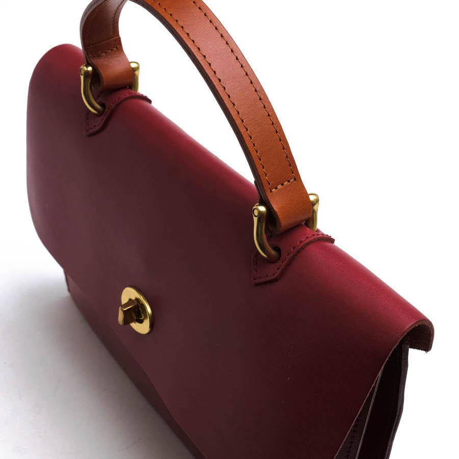 MIMI BERRY ミミベリー ハンドバッグ HEBE ベジタブルタンニン鞣し牛革