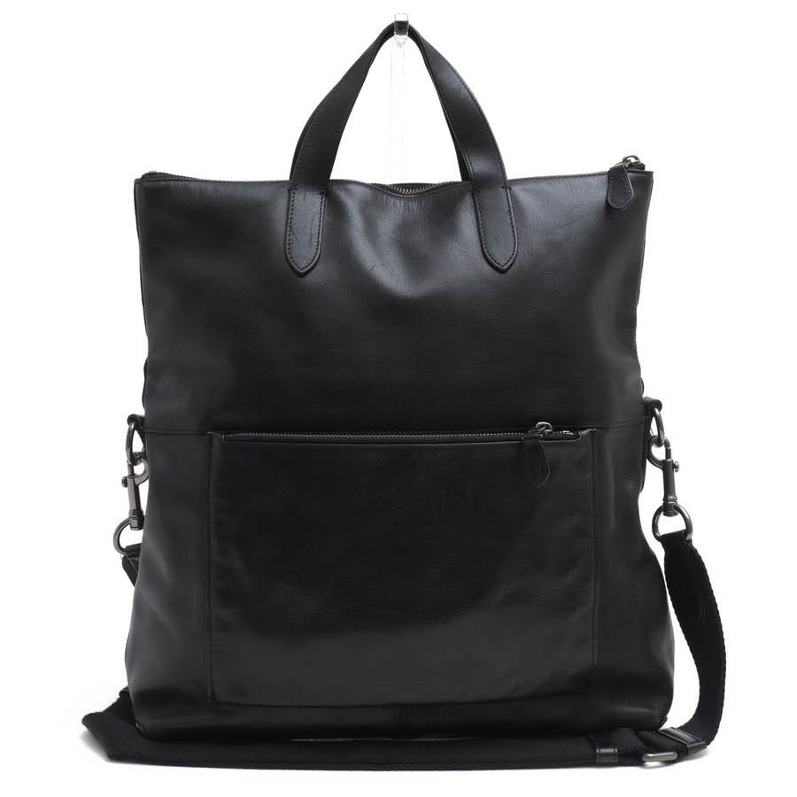 ○コーチ COACH スポーツカーフ 牛革 トートバッグ 72141 Manhattan foldover tote マンハッタン フォルドオーバー トート メンズ  中古 COACH（コーチ） トートバッグ 72141 Manhattan foldover tote