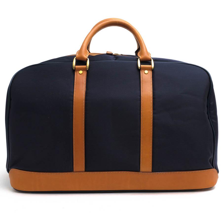 Kitamura（キタムラ） ボストンバッグ ナイロンツイル 牛革 : Desir