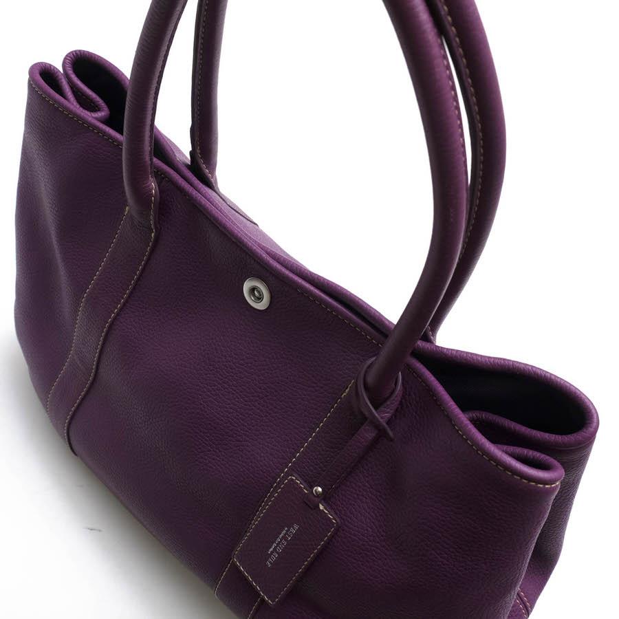 ○ウエストエンドルール WEST END RULE イタリアOVERLORD社アルチェレザー 牛革 トートバッグ シボ革 シュリンクレザー 肩掛け ワ  中古 WEST END RULE ウエストエンドルール トートバッグ イタリアOVERLORD社