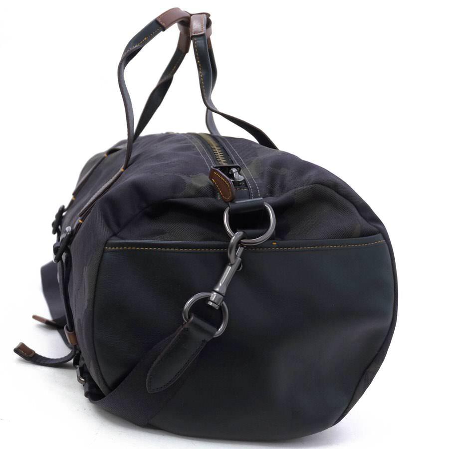 ○コーチ COACH コーデュラナイロン ポリッシュドペブルレザー 牛革 ボストンバッグ 32255 Military Wild Beast Cordura Academy G 中古 COACH（コーチ） ボストンバッグ 32255 Military Wild Beast Cordura
