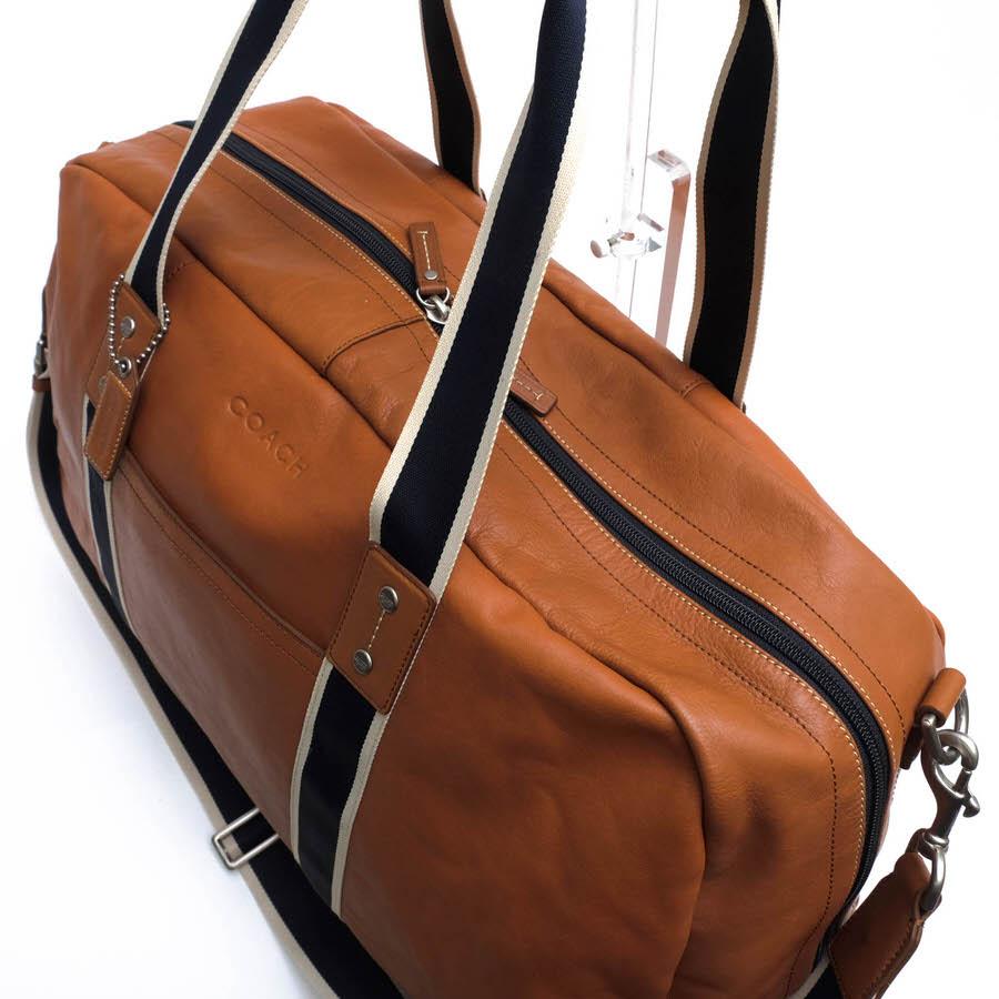 美品　コーチ　ボストンバッグ　ヘリテージ　レザー　ブラック　大容量　f70561 楽天市場】コーチ COACH ヘリテージ ダッフル ボストンバッグ レザー