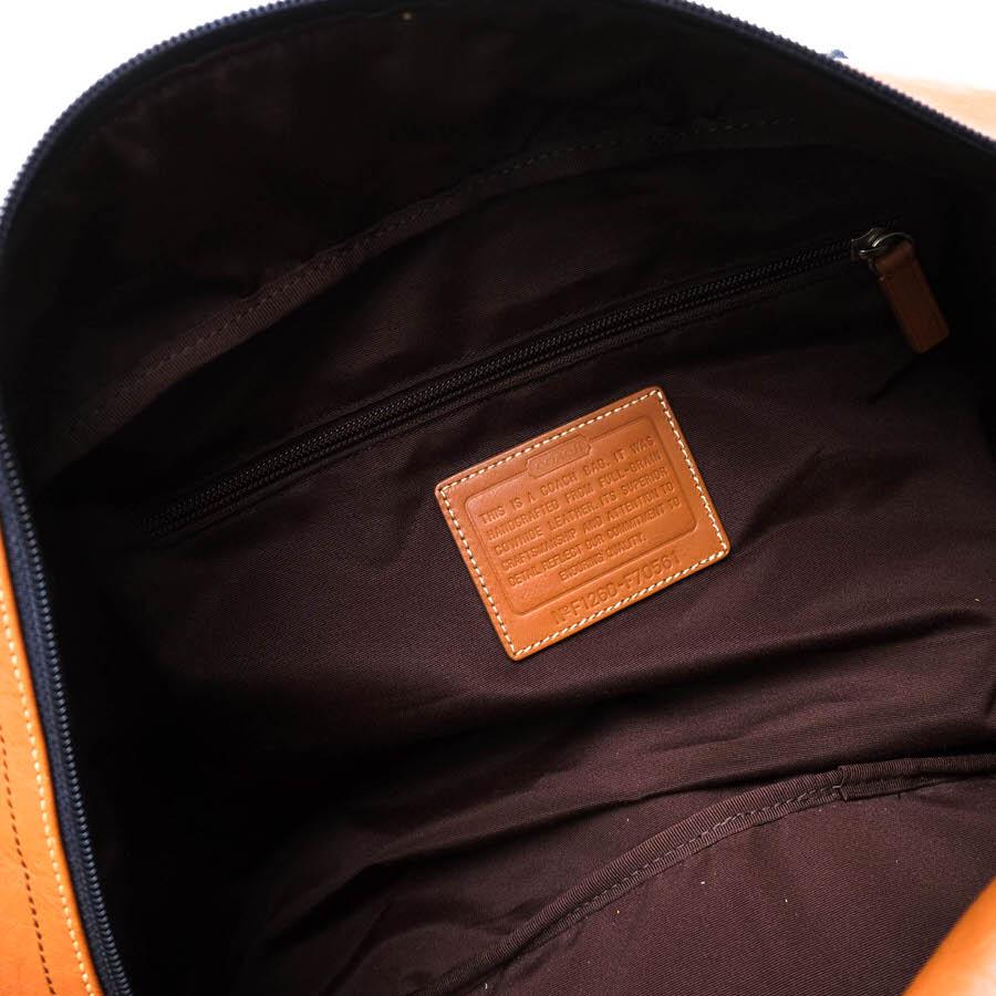 美品　コーチ　ボストンバッグ　ヘリテージ　レザー　ブラック　大容量　f70561 楽天市場】コーチ COACH ヘリテージ ダッフル ボストンバッグ レザー