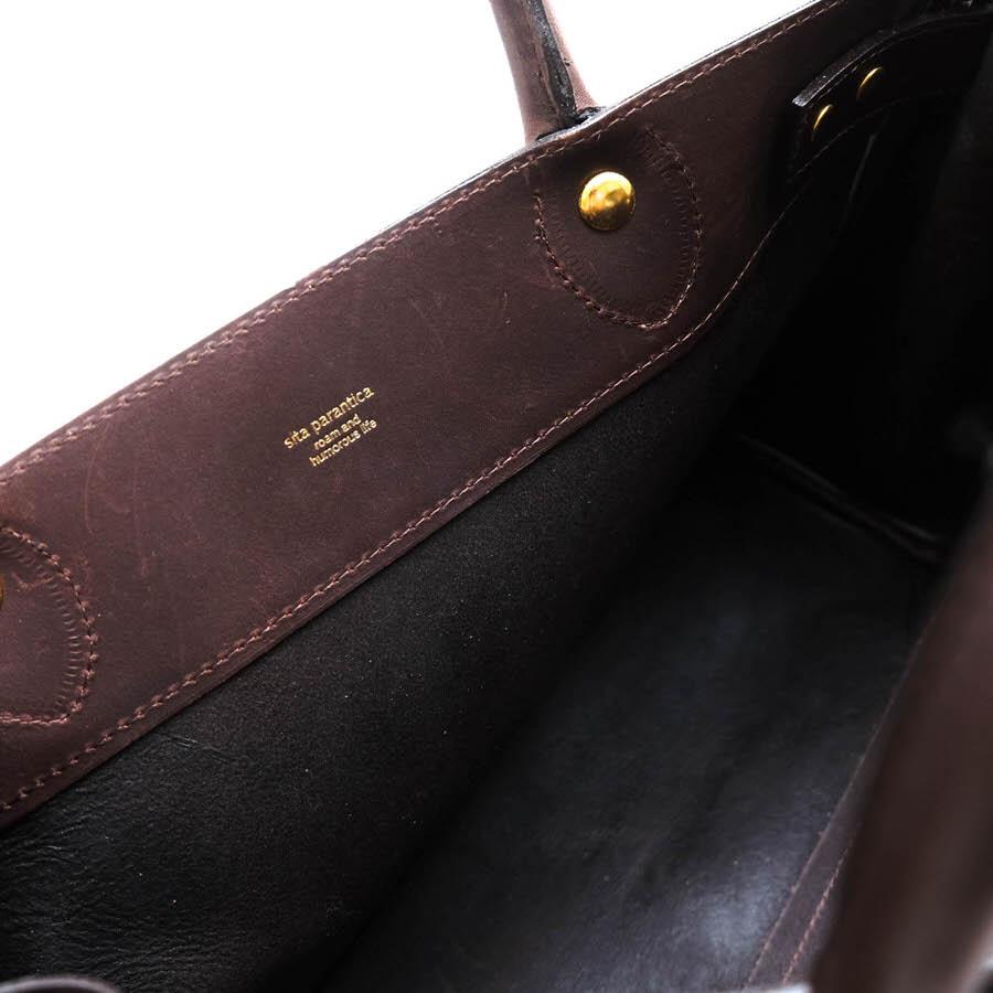 ○シータ パランティカ sita parantica 牛革 トートバッグ 16092510004330 レザートートBAG S シボ革 シュリンクレザー ヴィンテー 中古 sita parantica シータ パランティカ トートバッグ 16092510004330