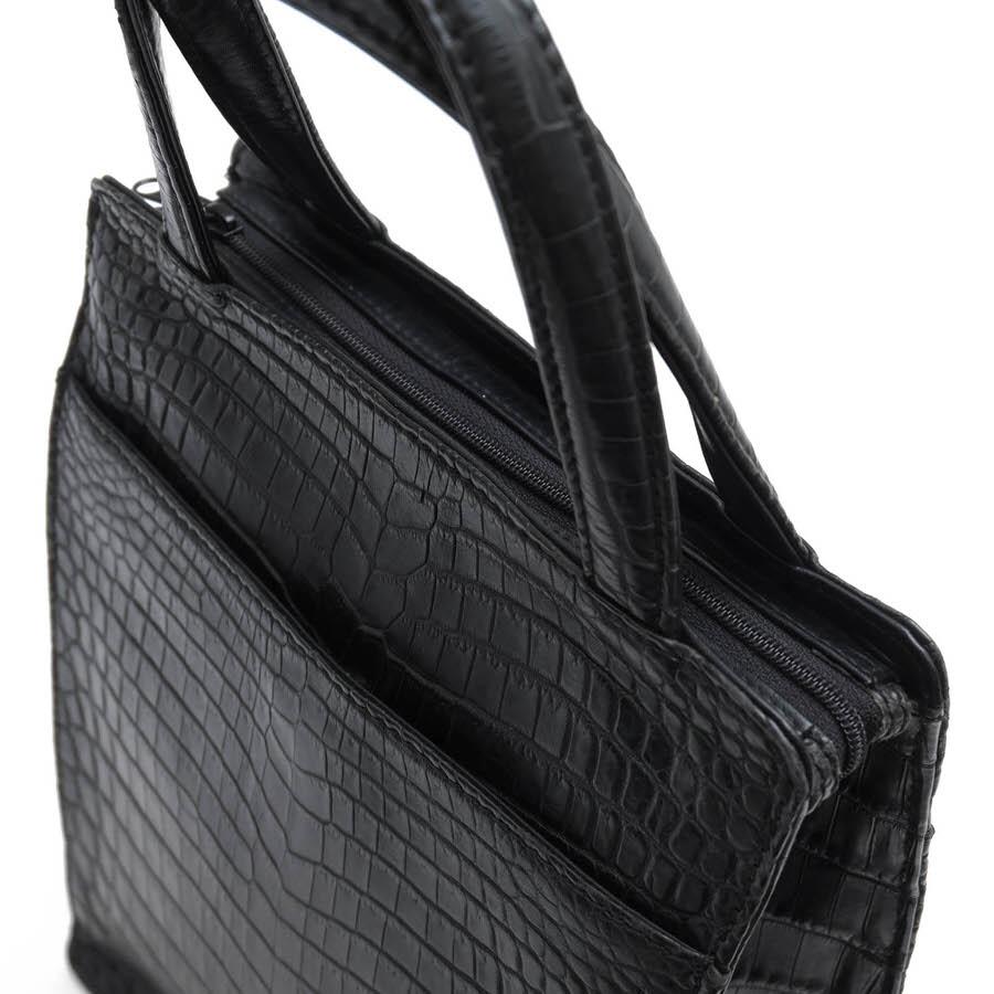 HAMANO 濱野 ハマノ ハンドバッグ マットクロコダイル : Desir Yahoo