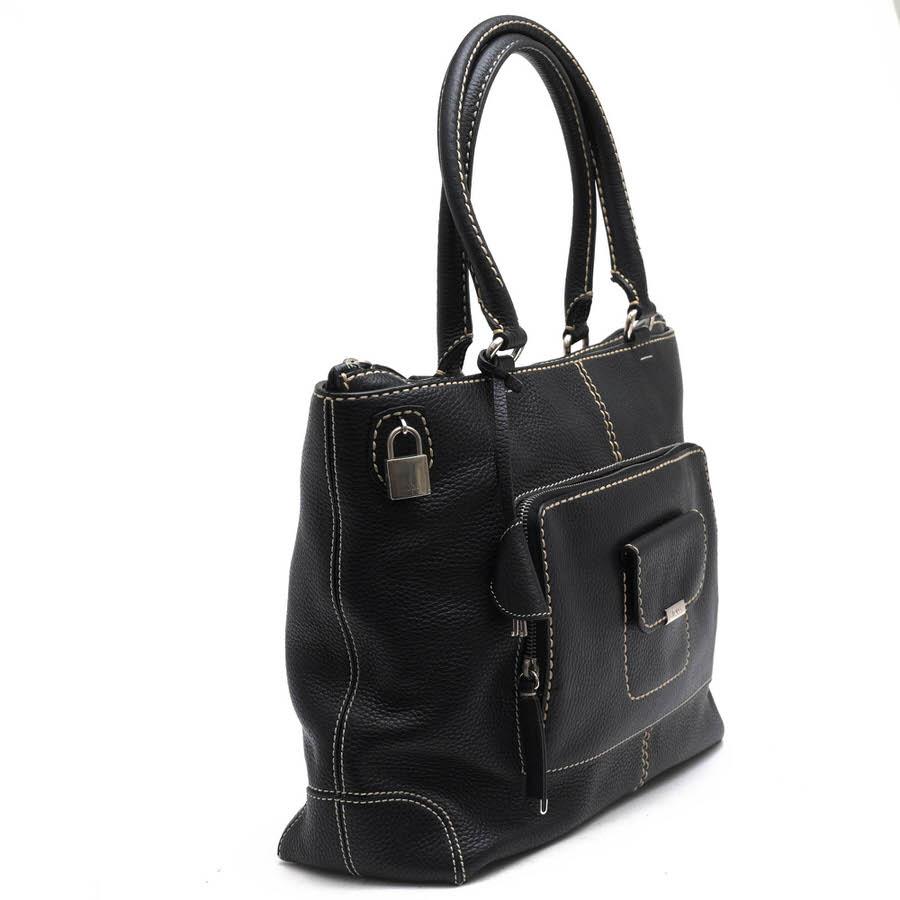 TOD'S（トッズ） トートバッグ KATE ケイト 牛革 シボ革 シュリンク