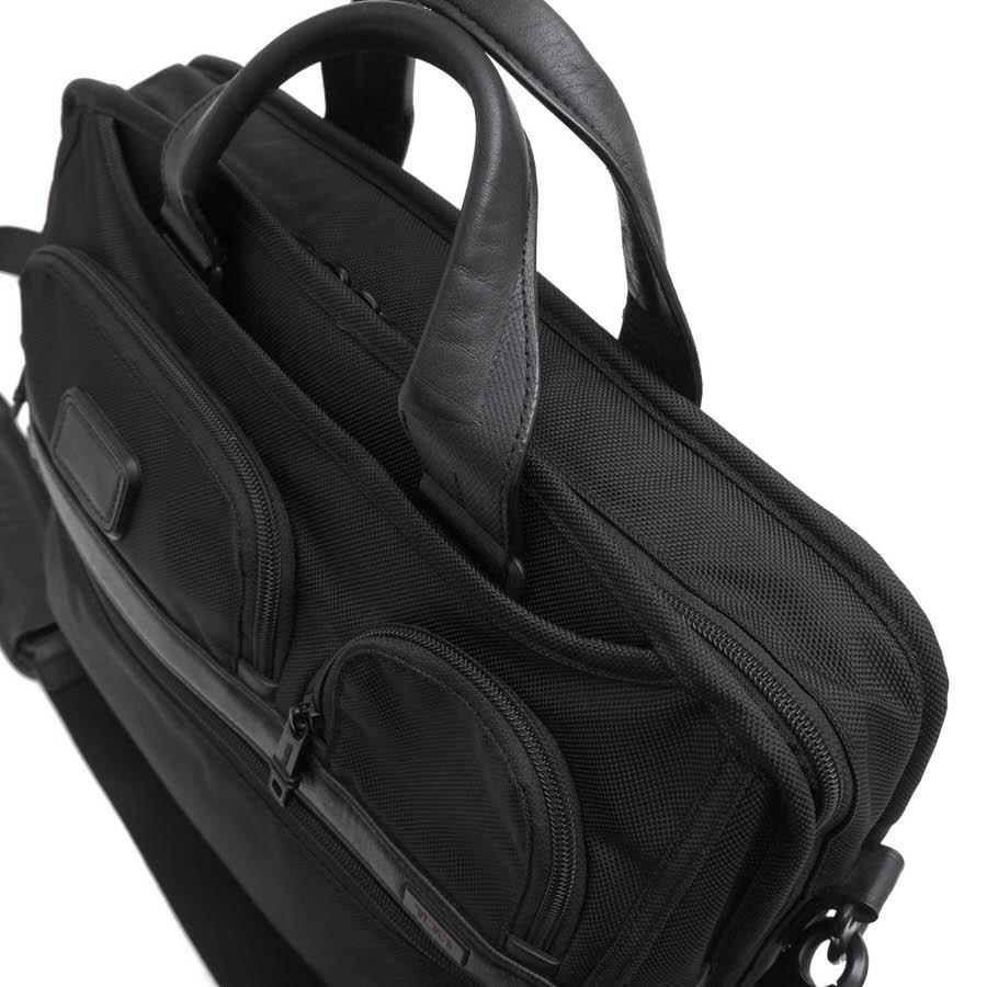 ○トゥミ TUMI ナパレザー FXTバリスティックナイロン ビジネスバッグ 26516D2 T-Pass Medium Screen Laptop Slim Brief 2WAY ショ 中古 TUMI（トゥミ） ビジネスバッグ 26516D2 T-Pass Medium Screen Laptop