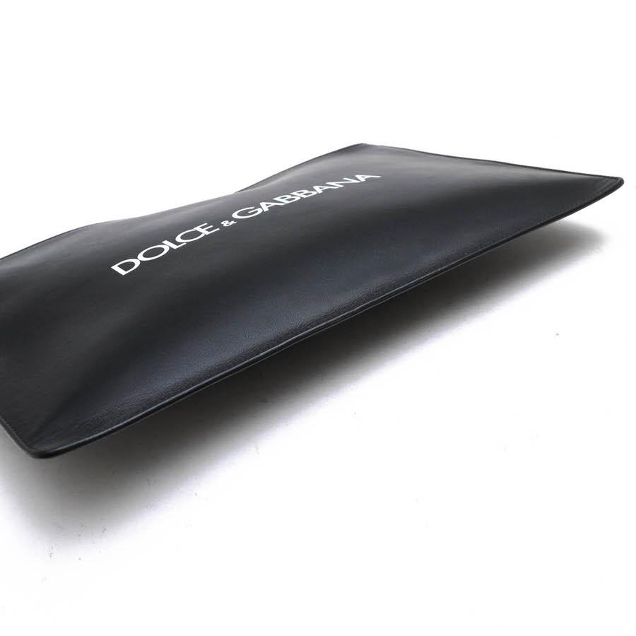 ○ドルガバ DOLCE＆GABBANA カーフスキン 牛革 セカンドバッグ/クラッチバッグ BP2182 AA062 NECESSAIRE PIATTO VIT  ST+VIT 中古 DOLCE&GABBANA（ドルチェ & ガッバーナ） ドルガバ セカンドバッグ