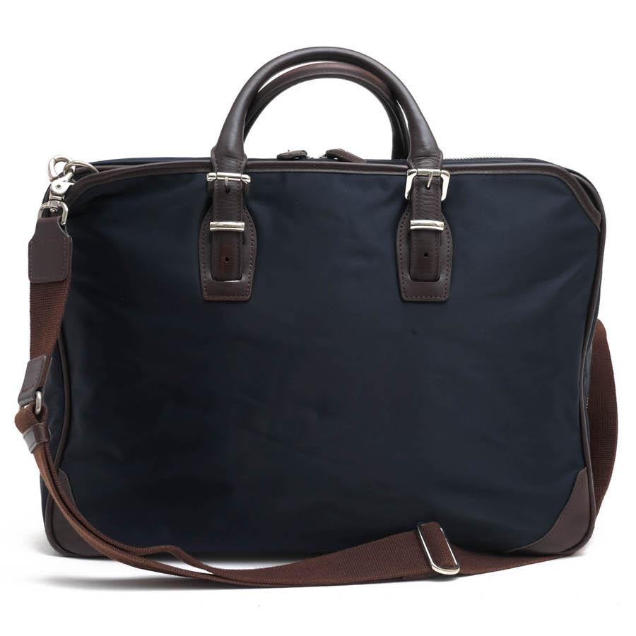 ⭐美品⭐バーニーズニューヨーク ビジネスバッグ 2way ナイロン×レザー BARNEYS NEWYORK（バーニーズニューヨーク） ビジネスバッグ 高密度