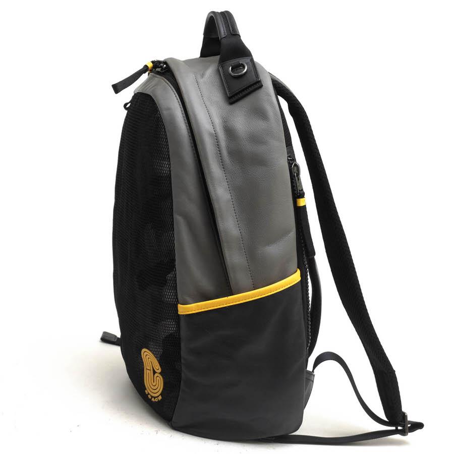 COACH コーチ リュック 4001 Edge Backpack With Camo Print メッシュプリントナイロン スムースカーフレザー 牛革 デイパック 迷彩・カモ_1