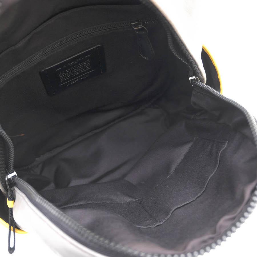 COACH コーチ リュック 4001 Edge Backpack With Camo Print メッシュプリントナイロン スムースカーフレザー 牛革 デイパック 迷彩・カモ_6