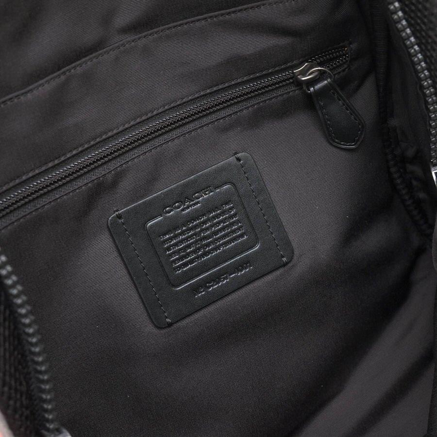 COACH コーチ リュック 4001 Edge Backpack With Camo Print メッシュプリントナイロン スムースカーフレザー 牛革 デイパック 迷彩・カモ_7