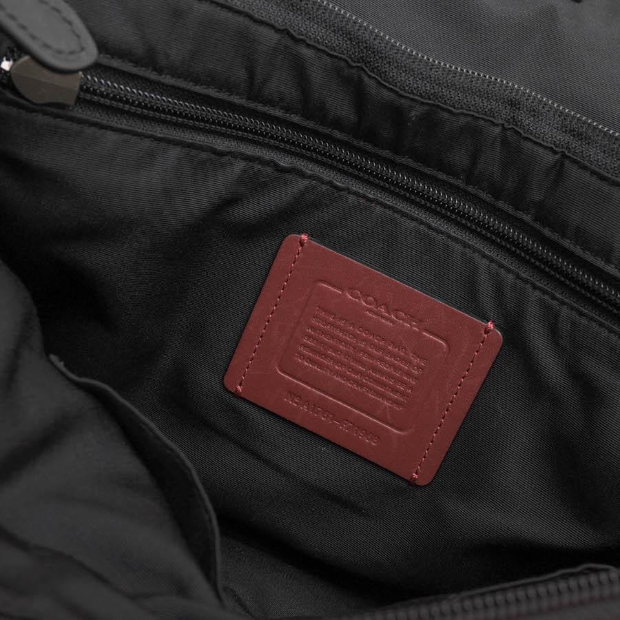 COACH コーチ ショルダーバッグ F71968 Bike Bag in Nylon And Perforated Leather パフォレイテッドレザー 牛革 パンチング加工 フラップ_8