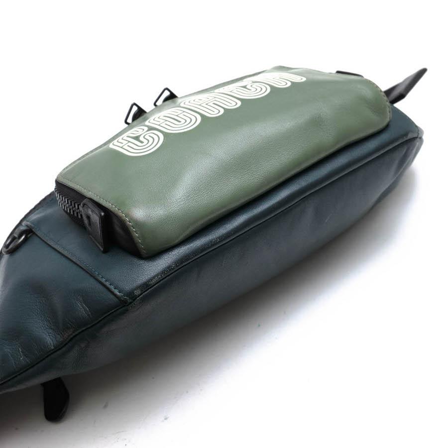 ○コーチ COACH スムースカーフレザー 牛革 ウエストバッグ C4022 Track Belt Bag In Colorblock With Coach Patch コーチパッチ   中古 COACH（コーチ） ウエストバッグ C4022 Track Belt Bag In Colorblock
